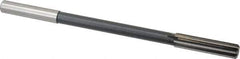 Interstate - 0.474" High Speed Steel 8 Flute Chucking Reamer - Straight Flute, 0.4355" Straight Shank - Apex Tool & Supply