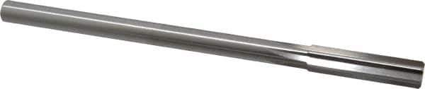 Interstate - 1/2" High Speed Steel 8 Flute Chucking Reamer - Straight Flute, 0.4355" Straight Shank - Apex Tool & Supply