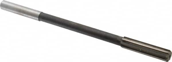 Interstate - 0.505" High Speed Steel 8 Flute Chucking Reamer - Apex Tool & Supply