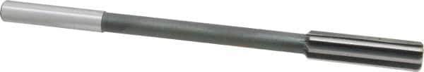 Interstate - 0.591" High Speed Steel 8 Flute Chucking Reamer - Straight Flute, 0.4355" Straight Shank - Apex Tool & Supply