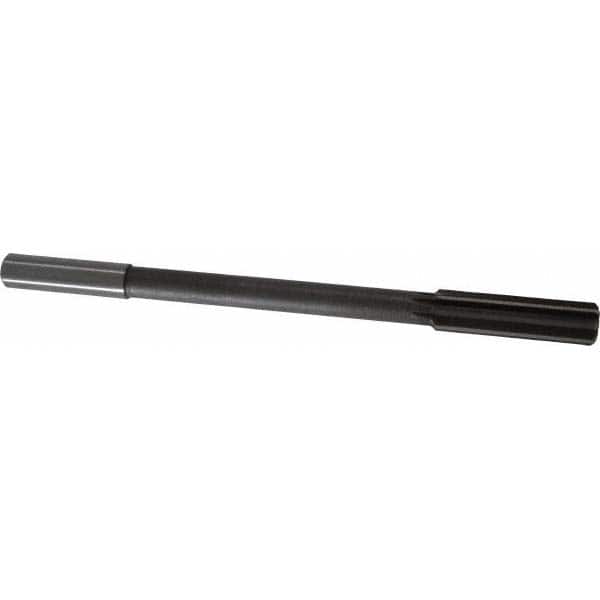 Interstate - 0.639" High Speed Steel 8 Flute Chucking Reamer - Apex Tool & Supply