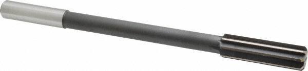 Interstate - 0.69" High Speed Steel 8 Flute Chucking Reamer - Straight Flute, 9/16" Straight Shank - Apex Tool & Supply