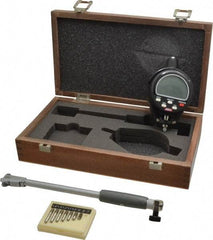 SPI - 0.7 to 1-1/2", 5" Deep, Electronic Bore Gage - Up to 0.00025" Accuracy, 0.001mm Resolution, Data Output, Includes Indicator - Apex Tool & Supply