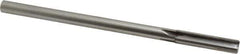Made in USA - 7/16" Carbide-Tipped 4 Flute Chucking Reamer - Straight Flute, 3/8" Straight Shank, 1-3/4" Flute Length, 7" OAL - Apex Tool & Supply