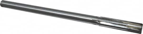 Made in USA - 0.498" Carbide-Tipped 6 Flute Dowel Pin Chucking Reamer - Apex Tool & Supply
