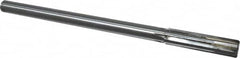 Made in USA - 0.498" Carbide-Tipped 6 Flute Dowel Pin Chucking Reamer - Apex Tool & Supply