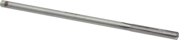 Made in USA - 1/4" Carbide-Tipped 4 Flute Chucking Reamer - Straight Flute, 15/64" Straight Shank, 1-1/2" Flute Length, 6" OAL - Apex Tool & Supply