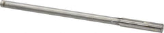Made in USA - 3/8" Carbide-Tipped 4 Flute Chucking Reamer - Straight Flute, 5/16" Straight Shank, 1-3/4" Flute Length, 7" OAL - Apex Tool & Supply