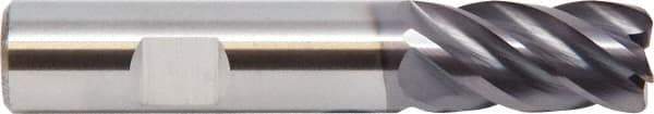 M.A. Ford - 12mm, 75mm LOC, 12mm Shank Diam, 150mm OAL, 5 Flute, Solid Carbide Square End Mill - Single End, ALtima Finish, Spiral Flute, 38° Helix, Centercutting, Right Hand Cut, Right Hand Flute - Apex Tool & Supply