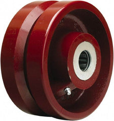 Hamilton - 6 Inch Diameter x 2-3/4 Inch Wide, Cast Iron Caster Wheel - 2,500 Lb. Capacity, 3-1/4 Inch Hub Length, 3/4 Inch Axle Diameter, Tapered Roller Bearing - Apex Tool & Supply