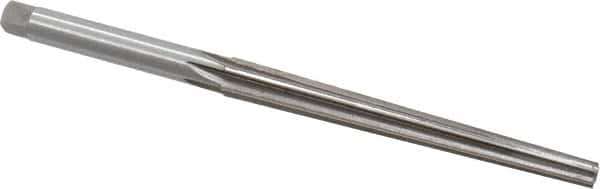 Interstate - 0.2" Small End, 0.228" Large End, 9/32" Shank, 2-7/8" Flute, Brown and Sharpe Taper Reamer #1 - Apex Tool & Supply