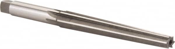 Interstate - 5/16" Small End, 29/64" Large End, 13/32" Shank, 3-3/8" Flute, Brown and Sharpe Taper Reamer #3 - Apex Tool & Supply
