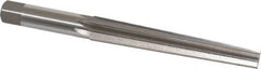 Interstate - 1/2" Small End, 0.682" Large End, 5/8" Shank, 4-3/8" Flute, Brown and Sharpe Taper Reamer #6 - Apex Tool & Supply