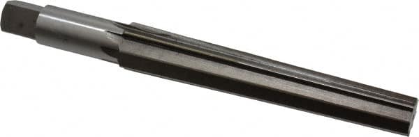 Interstate - 3/4" Small End, 0.979" Large End, 13/16" Shank, 5-1/2" Flute, Brown and Sharpe Taper Reamer #8 - Apex Tool & Supply