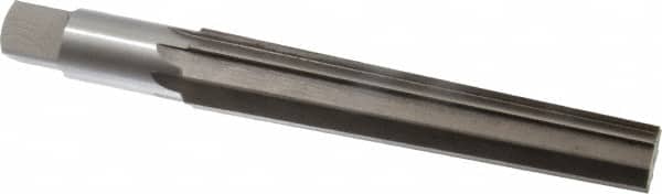 Interstate - 0.9" Small End, 1.155" Large End, 1" Shank, 6-1/8" Flute, Brown and Sharpe Taper Reamer #9 - Apex Tool & Supply
