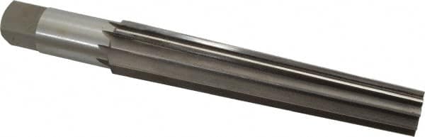 Interstate - 1.045" Small End, 1.34" Large End, 1-1/8" Shank, 6-7/8" Flute, Brown and Sharpe Taper Reamer #10 - Apex Tool & Supply