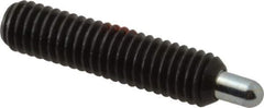 Gibraltar - M6 x 1.0, 25mm Thread Length, 5mm Plunger Projection, Steel Threaded Spring Plunger - 3.02mm Max Plunger Diam, 25mm Plunger Length, 1 Lb Init End Force, 3.97 Lb Final End Force, 3mm Hex - Apex Tool & Supply