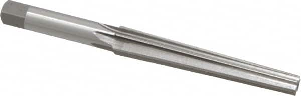 Interstate - 0.2503" Small End, 0.3673" Large End, 5/16" Straight Shank, 2-1/4" Flute, 0MT Morse Taper Reamer - Apex Tool & Supply