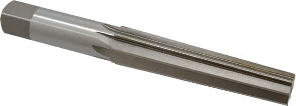 Interstate - 0.7748" Small End, 0.9881" Large End, 7/8" Straight Shank, 4-1/4" Flute, 3MT Morse Taper Reamer - Apex Tool & Supply