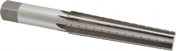 Interstate - 0.7748" Small End, 0.9881" Large End, 7/8" Straight Shank, 4-1/4" Flute, 3MT Morse Taper Reamer - Apex Tool & Supply