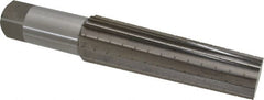 Interstate - 1.4717" Small End, 1.8005" Large End, 1-1/2" Straight Shank, 6-1/4" Flute, 5MT Morse Taper Reamer - Apex Tool & Supply