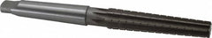 Interstate - 0.5696" Small End, 0.7441" Large End, 5/8" Tapered Shank, 3-1/2" Flute, 2MT Morse Taper Reamer - Apex Tool & Supply