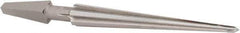 Alvord Polk - 1/2" Diam, 1/8" Small End Diam, Brace Shank, 3-5/8" Flute, Repairman's Reamer - Straight Flute, 5-9/16" OAL, Right Hand Cut, High Speed Steel - Apex Tool & Supply