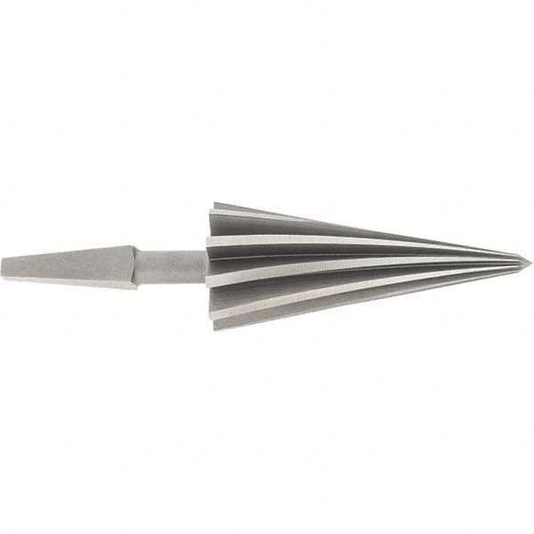 Alvord Polk - 1-1/4" Diam, 3/16" Small End Diam, Brace Shank, 2-7/8" Flute, Repairman's Reamer - Apex Tool & Supply