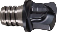 Iscar - MM FF Grade IC908 Carbide End Milling Tip Insert - TiAlN Finish, 2 Flutes, 20mm Cutting Diam, 1.5mm Depth of Cut, 17.4mm Extension, 0.134" Cnr Rad - Apex Tool & Supply