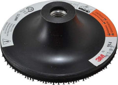 3M - 4" Diam Hook & Loop Disc Backing Pad - Firm Density, 13,000 RPM - Apex Tool & Supply