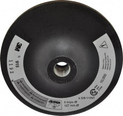 3M - 5" Diam Hook & Loop Disc Backing Pad - Firm Density, 10,000 RPM - Apex Tool & Supply