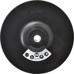 3M - 7" Diam Hook & Loop Disc Backing Pad - Medium Density, 6,000 RPM - Apex Tool & Supply