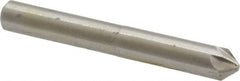 Interstate - 1/4" Head Diam, 1/4" Shank Diam, 6 Flute 82° High Speed Steel Countersink - Apex Tool & Supply
