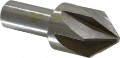 Interstate - 1-1/4" Head Diam, 3/4" Shank Diam, 6 Flute 82° High Speed Steel Countersink - Apex Tool & Supply