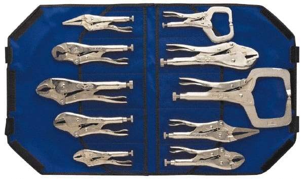 Irwin - 10 Piece Locking Plier Set - Comes in Kit Bag - Apex Tool & Supply