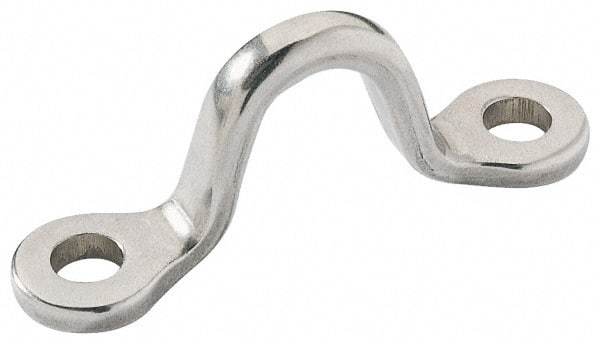 Ronstan - 11/16" Rope Guide/Eye Strap - 2-3/8" Between Centers, 316 Stainless Steel, Electropolished - Apex Tool & Supply