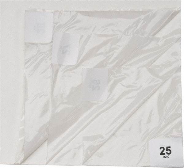 Wearwell - 3' Long x 2' Wide x 1/8" Thick, Dry Environment, Smooth Pattern Clean Room Matting - Tacky Sheets, White, 30 Layers per Mat, Series 095 - Apex Tool & Supply