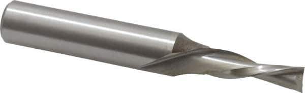 Onsrud - 5/16" Cutting Diam x 1" Length of Cut, 2 Flute, Downcut Spiral Router Bit - Uncoated, Right Hand Cut, High Speed Steel, 3-1/2" OAL x 1/2" Shank Diam, Double Edge, 19 to 32° Helix Angle - Apex Tool & Supply