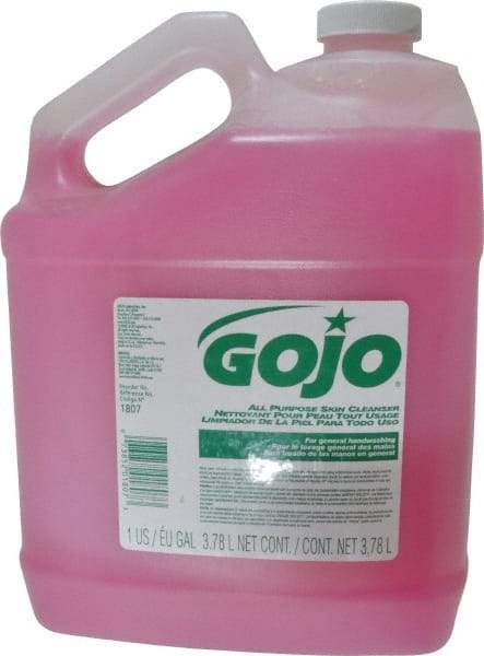 GOJO - 1 Gal Bottle Liquid Hand Cleaner - Pink - Apex Tool & Supply