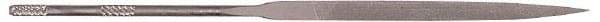 Grobet - 4" Needle Precision Swiss Pattern Knife File - Round Handle - Apex Tool & Supply