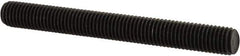 Value Collection - 1/4-28 2-1/4" OAL Fully Threaded Stud - Carbon Steel, Plain Finish - Apex Tool & Supply