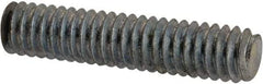 Value Collection - #8-32 3/4" OAL Fully Threaded Stud - Carbon Steel, Zinc-Plated Finish - Apex Tool & Supply