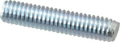 Value Collection - 5/16-18 1-1/2" OAL Fully Threaded Stud - Carbon Steel, Zinc-Plated Finish - Apex Tool & Supply