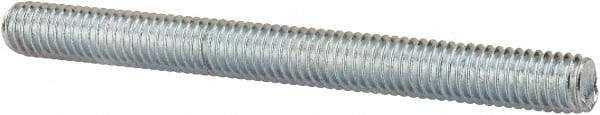 Value Collection - 3/8-16 4" OAL Fully Threaded Stud - Carbon Steel, Zinc-Plated Finish - Apex Tool & Supply