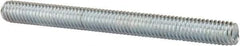 Value Collection - 3/8-16 4" OAL Fully Threaded Stud - Carbon Steel, Zinc-Plated Finish - Apex Tool & Supply