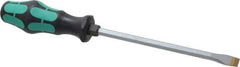Wera - Slip Stop Slotted Screwdriver - Hexagon Shank, Ergonomic Handle - Apex Tool & Supply