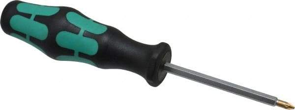 Wera - 2-3/8" Blade Length Posidrive Screwdriver - 5-5/8" OAL - Apex Tool & Supply