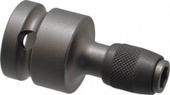 Wera - 1/2" Drive, 1/4" Insert, Hex Drive Bit Adapter - Quick Release, 1-15/16" OAL - Apex Tool & Supply