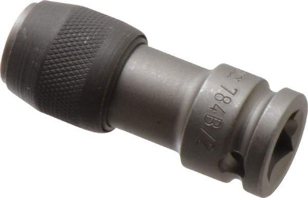Wera - 3/8" Drive, 5/16" Insert, Hex Drive Bit Adapter - Quick Release, 1-15/16" OAL - Apex Tool & Supply