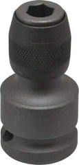 Wera - 1/2" Drive, 5/16" Insert, Hex Drive Bit Adapter - Quick Release, 1-15/16" OAL - Apex Tool & Supply